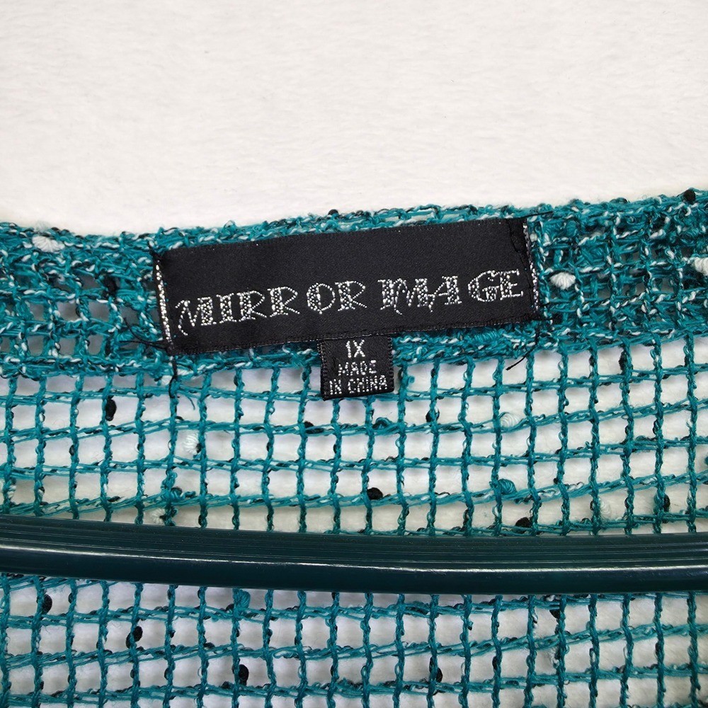 Elegant Teal Women's Sweater - Picture 8 of 16